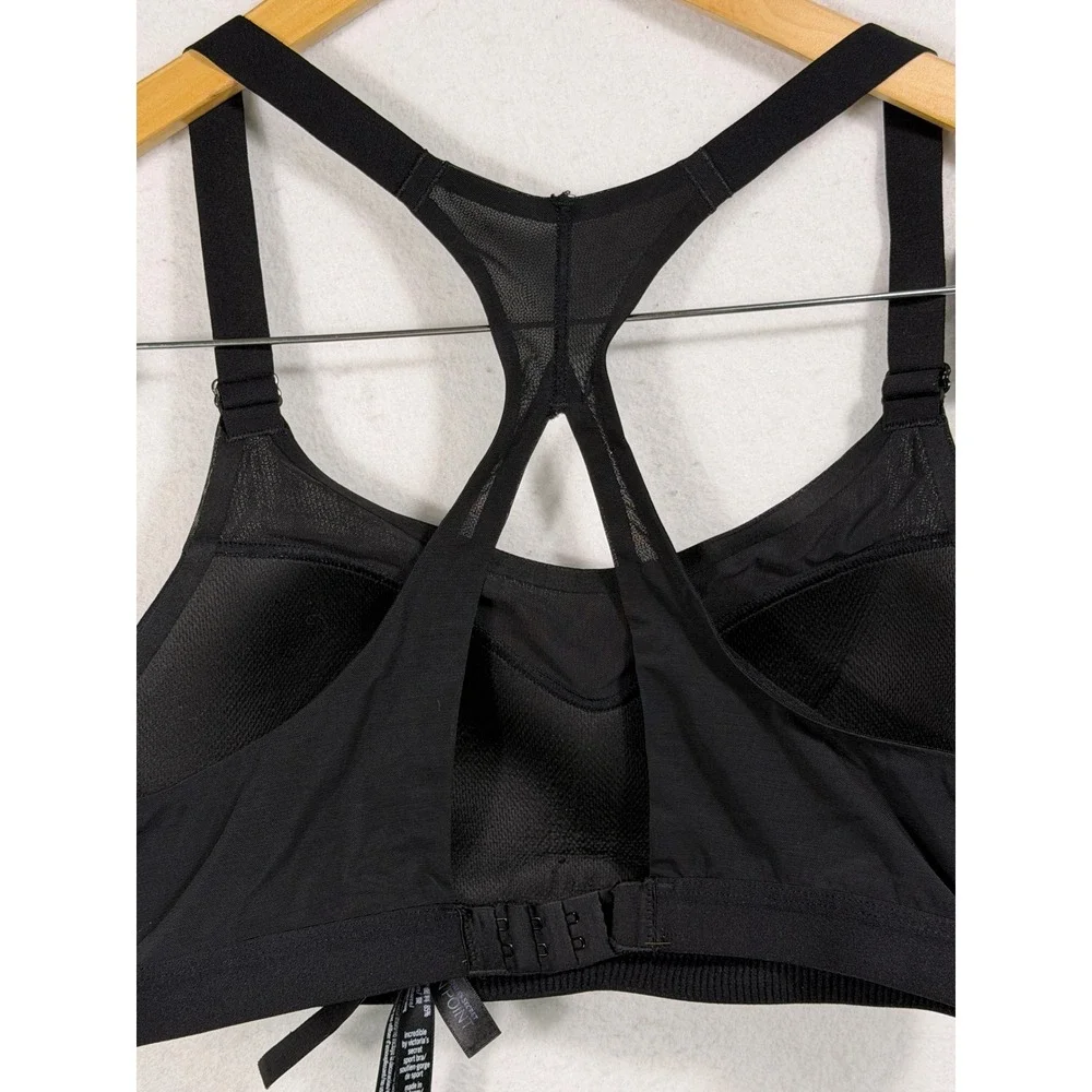 Victoria's Secret Sport Bra Women 34C Black Camo On Point Incredible Racerback